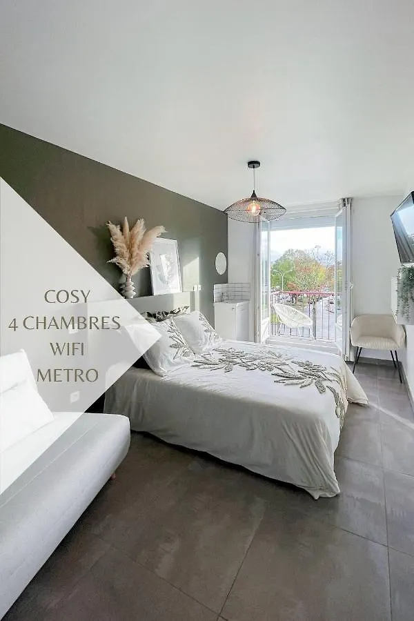 Apartment Auteuil • 4 Chambres • Wifi • Metro A 400M Rennes
